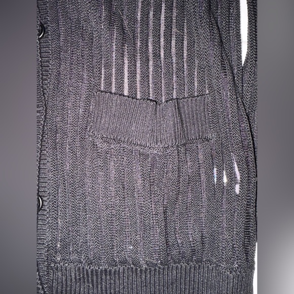 Just Cavalli Black Boxy Button-Up Cardigan - Size S - Picture 10 of 13
